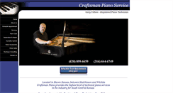 Desktop Screenshot of craftsmanpianoservice.com